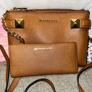 Michael Kors Crossbody and Wallet